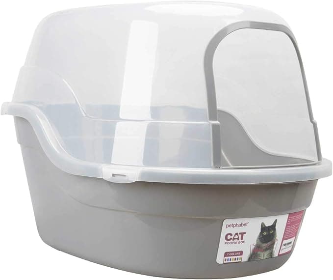 Petphabet Jumbo Hooded Cat Litter Box