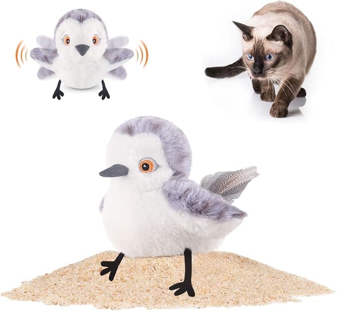 Potaroma Flapping Bird Cat Toy - Rechargeable