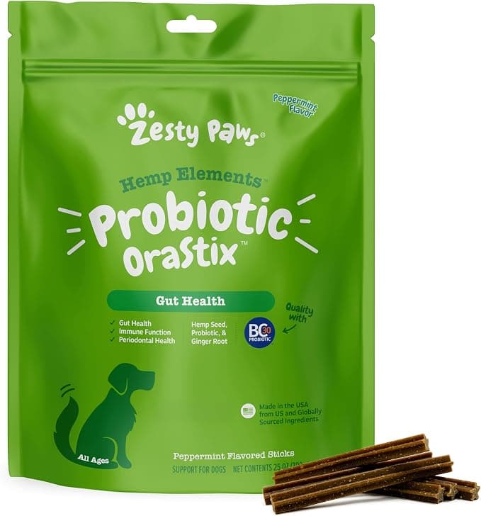 Zesty Paws OraStix Probiotic 25 oz