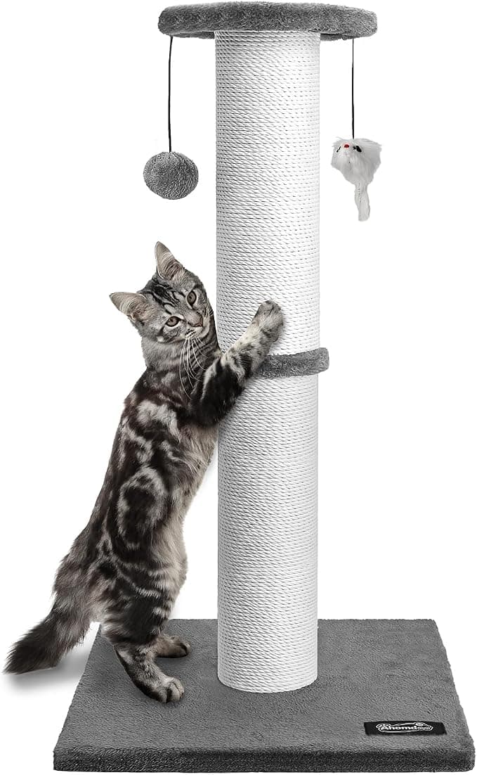 Ahomdoo Tall Cat Scratching Post 34"