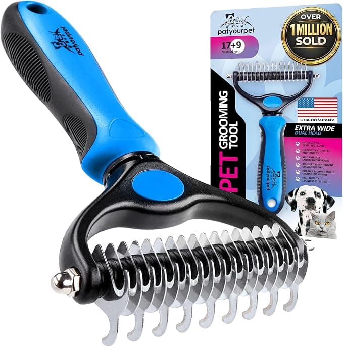 Pat Your Pet Deshedding Brush - Double-Sided